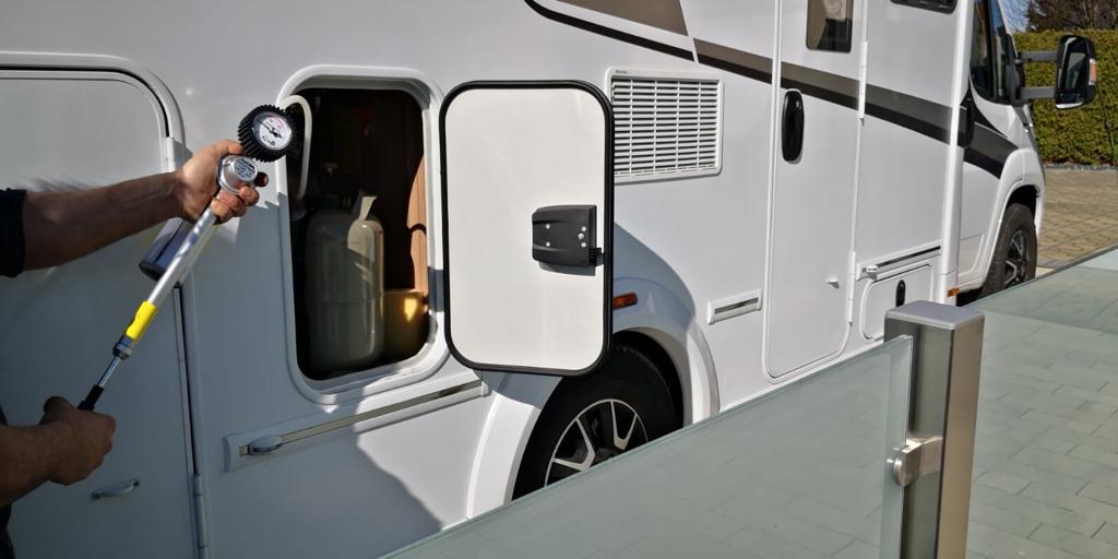 Gasprüfung Wohnmobil Hier sollte die Gasprüfung am Wohnmobil zu sehen sein